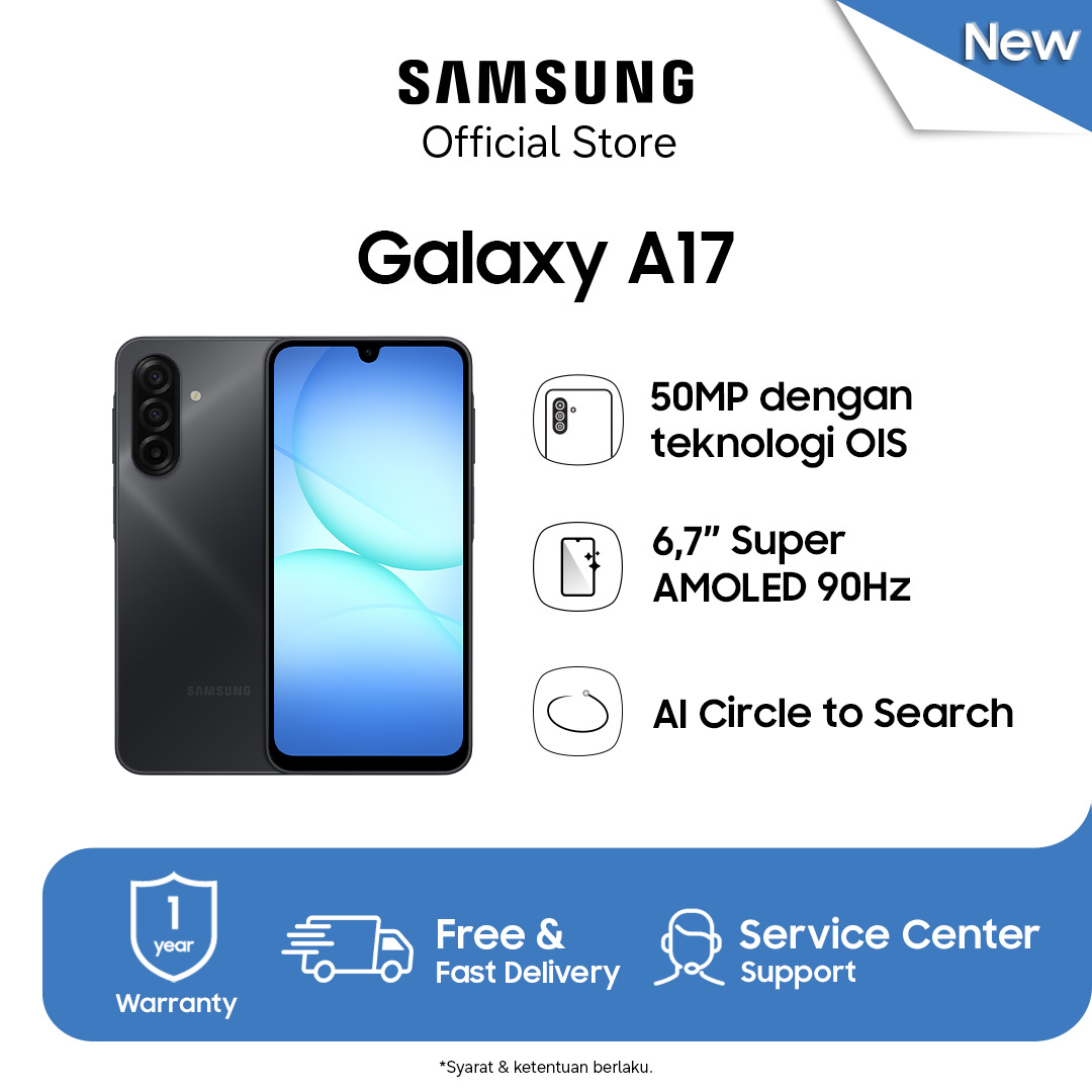 Samsung Galaxy A17 4/128 GB - Black / Smartphone AI / Android / 5000 mAh