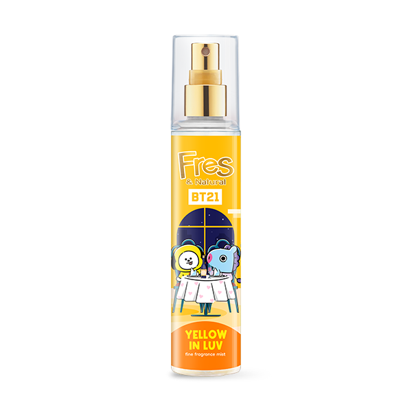 Fres & Natural Spray Cologne BT 21 Yellow In Luv Botol 100 ml - Gambar 4