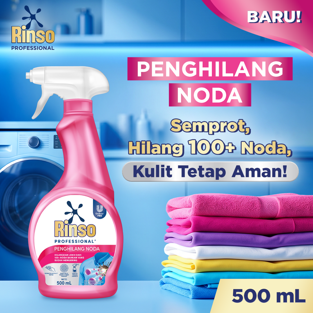 [BARU] Rinso Stain Remover Penghilang Noda Spray 500mL