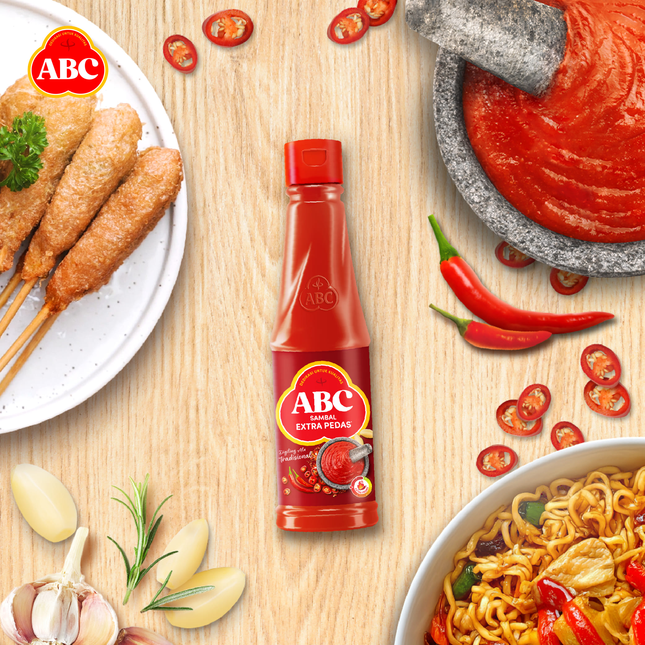 ABC Saus Sambal Extra Pedas 130 mL - Gambar 2
