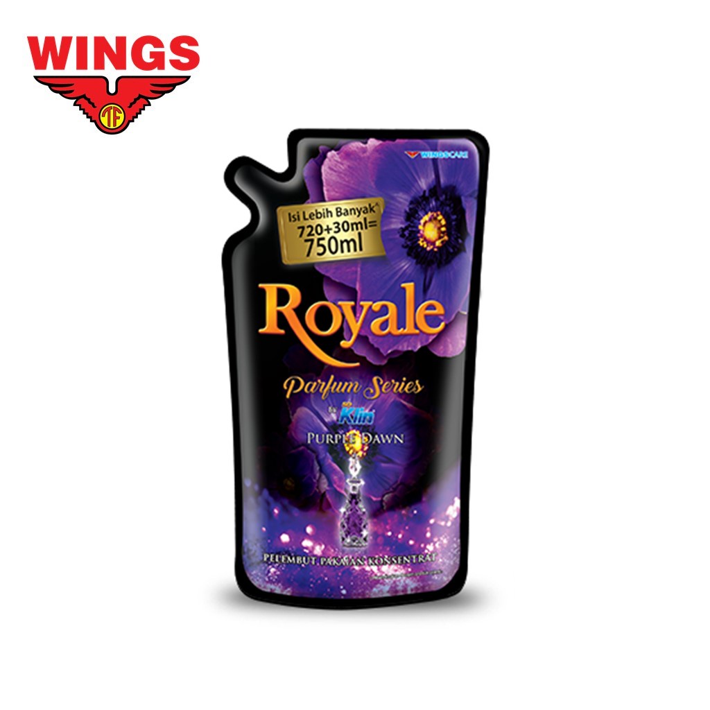 Royale Parfum Series Pelembut dan Pewangi Pakaian Purple Dawn 600 ml - Gambar 3