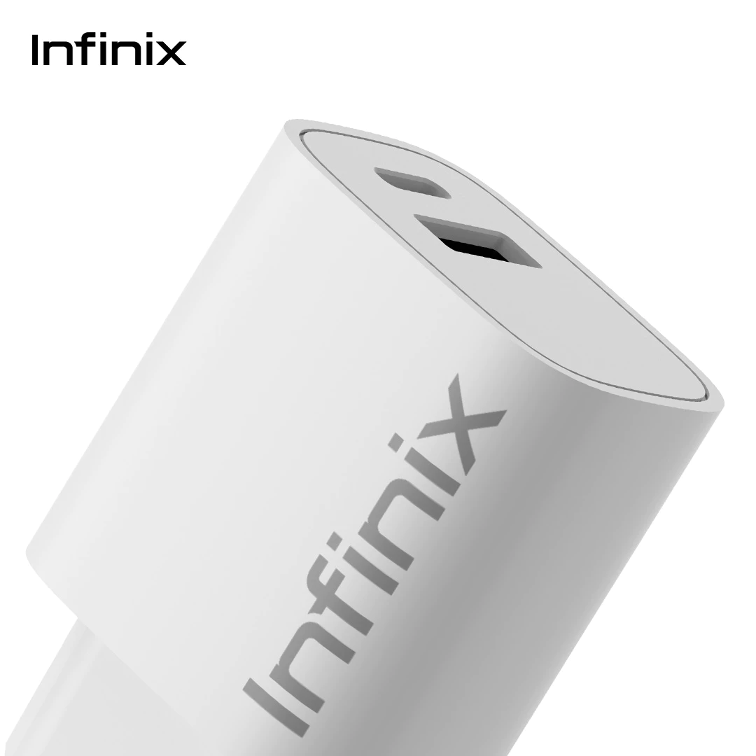 Infinix Charger Kit XC20 - 20W Gan Charger - Type C to C - Charger HP Android - Charger Infinix - Gambar 3