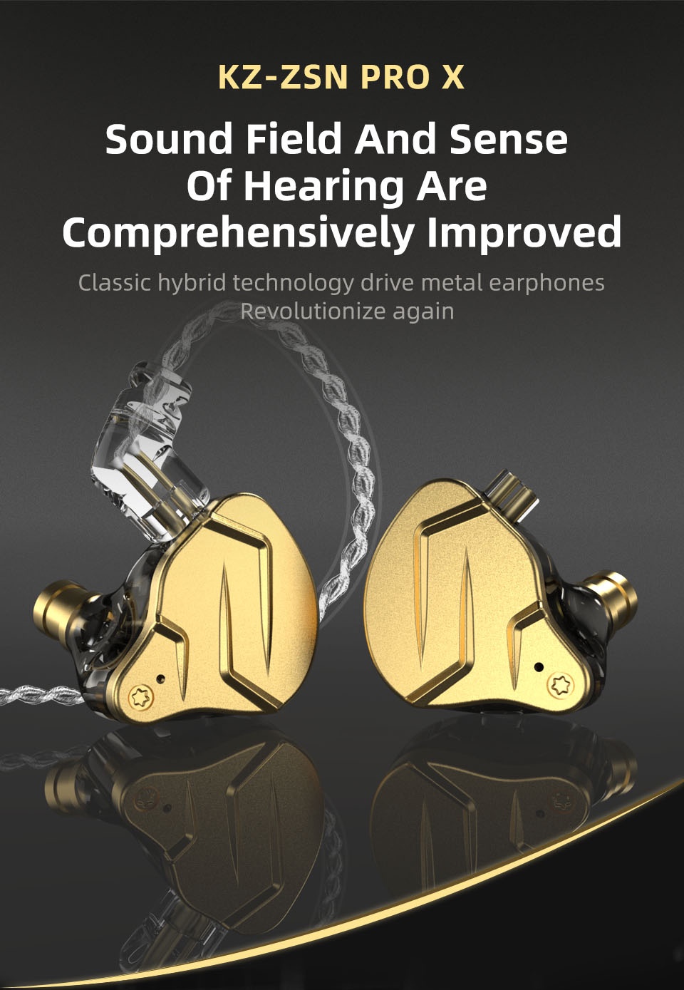 KZ ZSN PRO X Headphones Earphones High-Quality Coil Iron Combined High ...