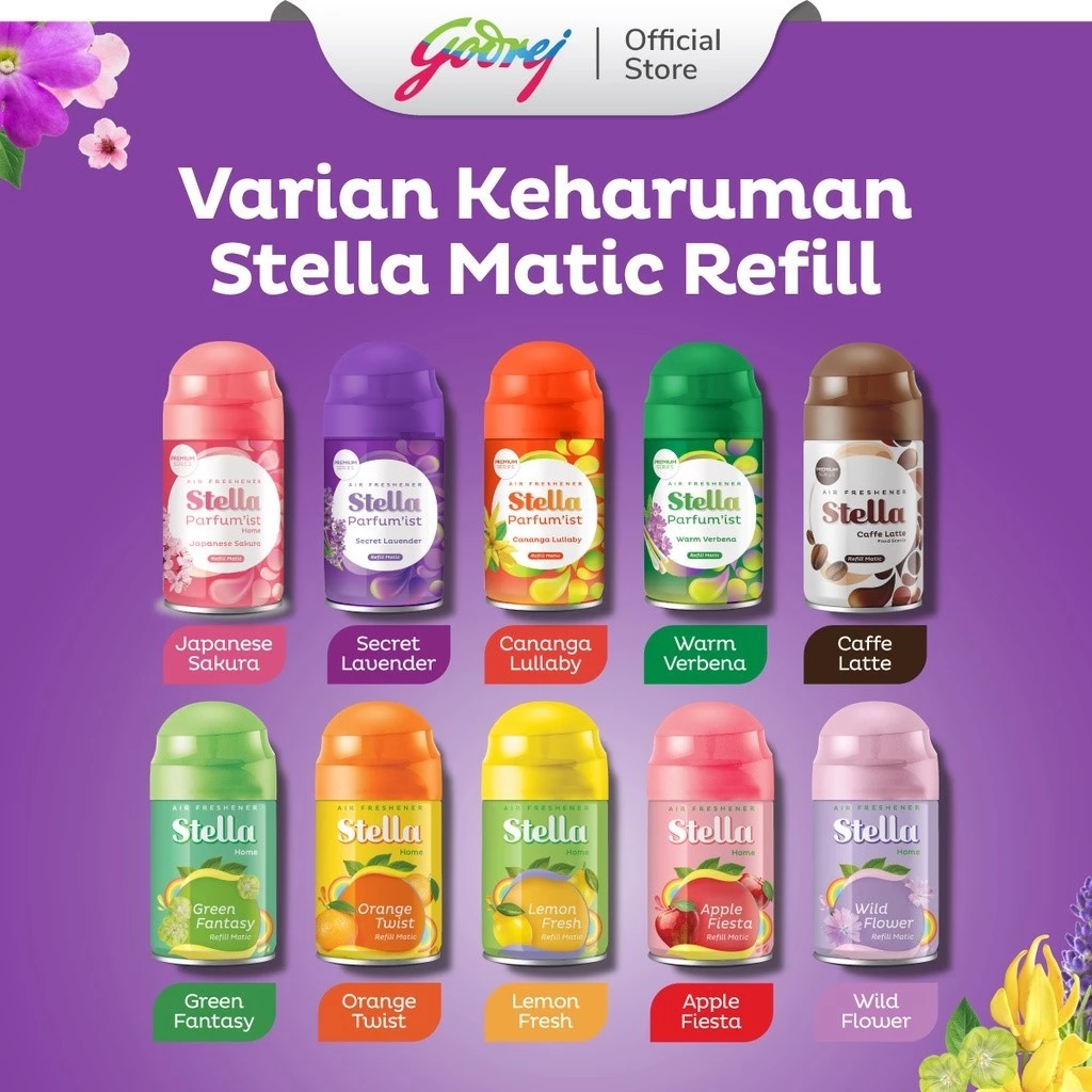 Stella Refill Matic Secret Lavender 160ml + 65ml - Gambar 4