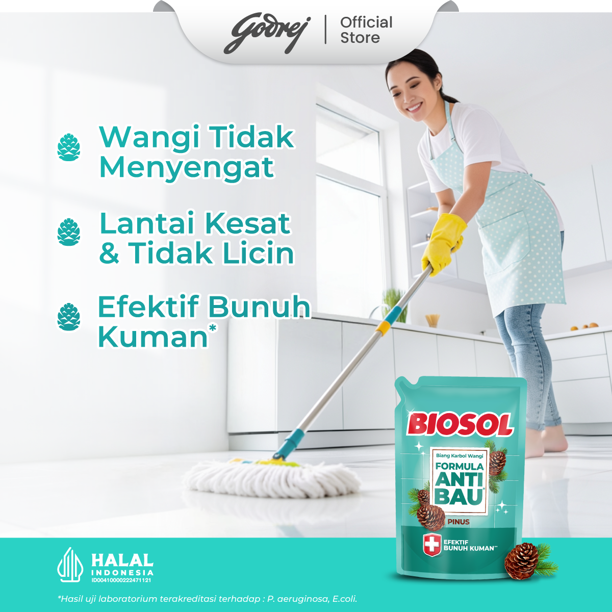 Biosol Karbol Wangi Pouch 700ml - Gambar 3