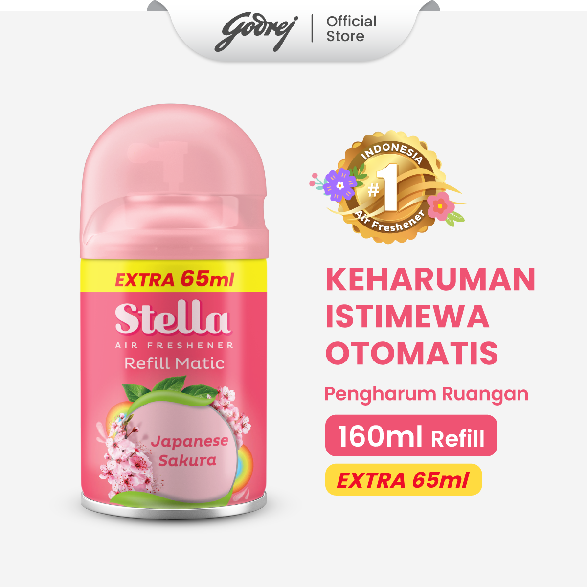 Stella Refill Matic Japanese Sakura 160ml + 65ml
