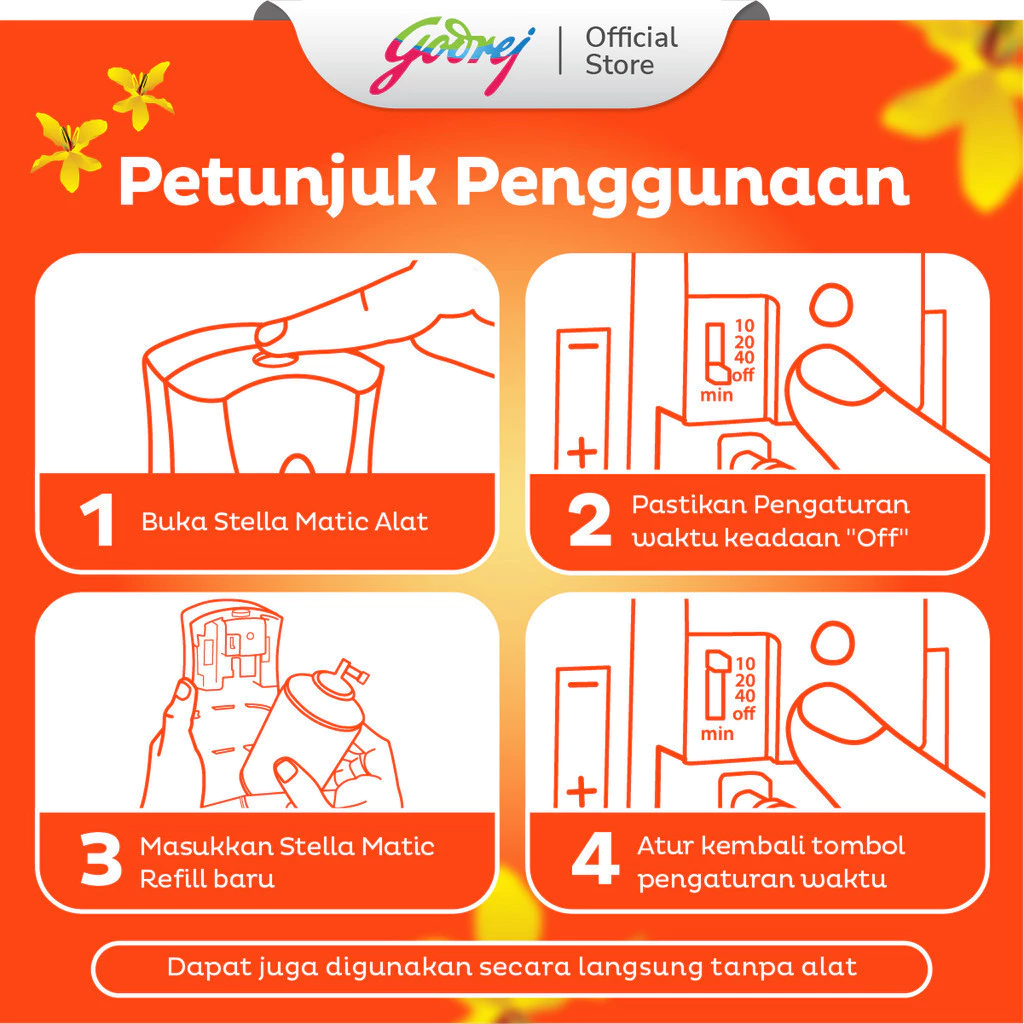 Stella Refill Matic Royal Kenanga 160ml + 65ml - Pengharum Ruangan Otomatis - Gambar 3