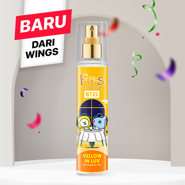 Fres & Natural Spray Cologne BT 21 Yellow In Luv Botol 100 ml - Gambar 3