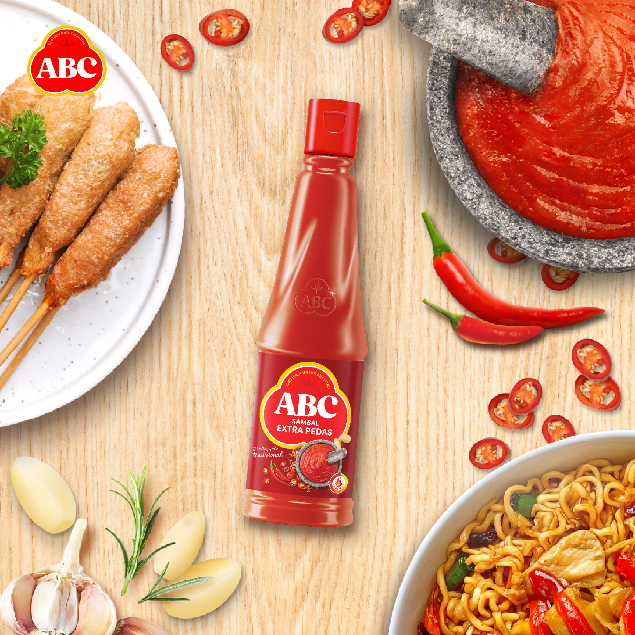 ABC Saus Sambal Extra Pedas 270 mL - Gambar 2