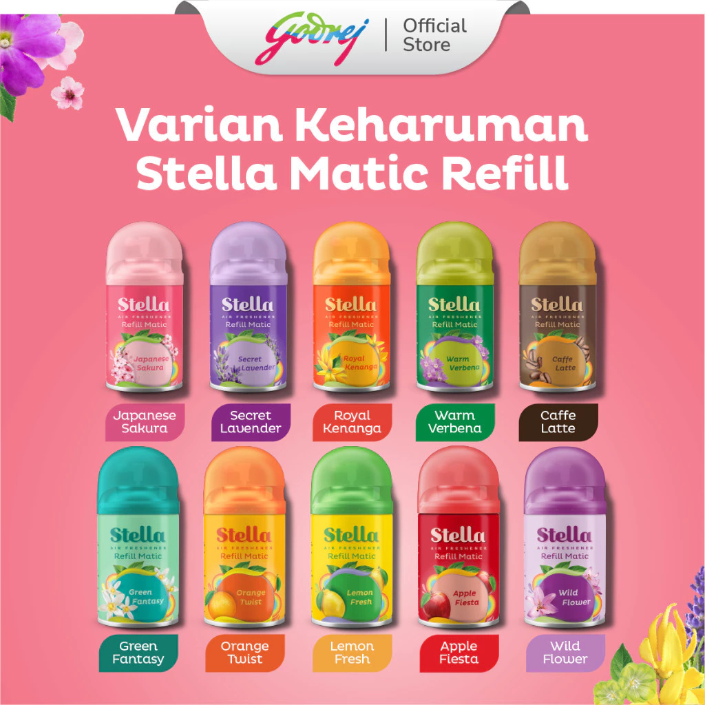 Stella Refill Matic Japanese Sakura 160ml + 65ml - Gambar 4