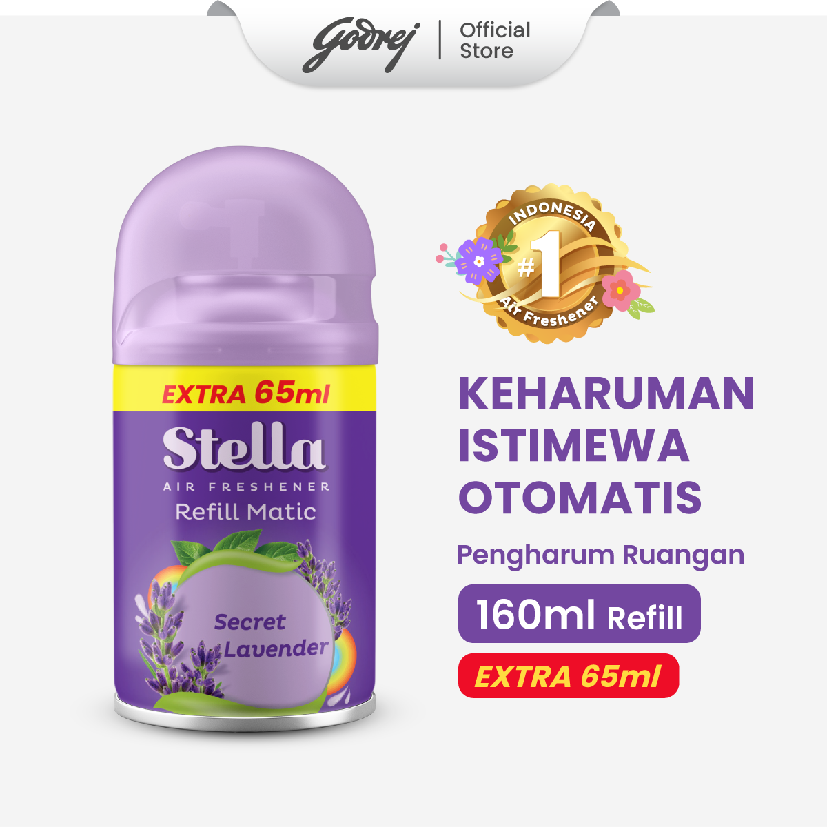 Stella Refill Matic Secret Lavender 160ml + 65ml