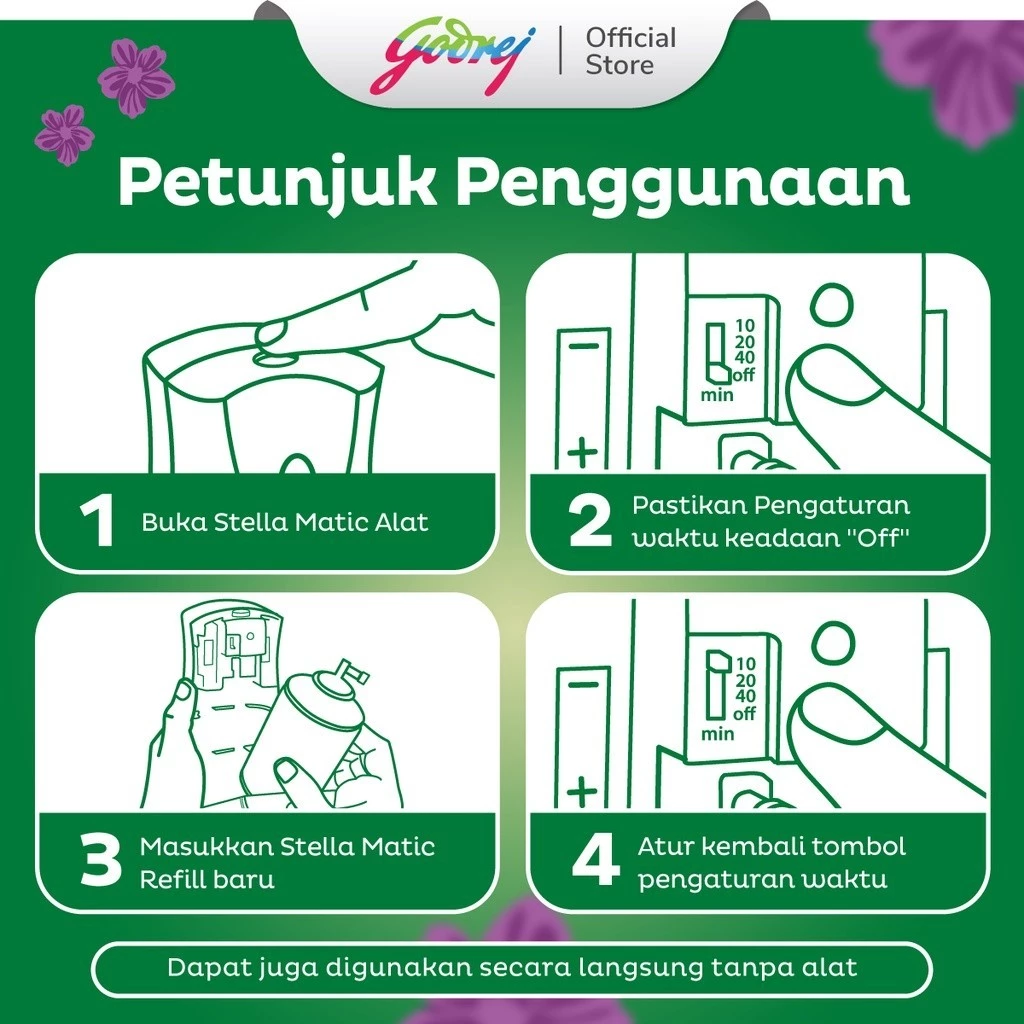 Stella Refill Matic Warm Verbena 160ml + 65ml - Gambar 3