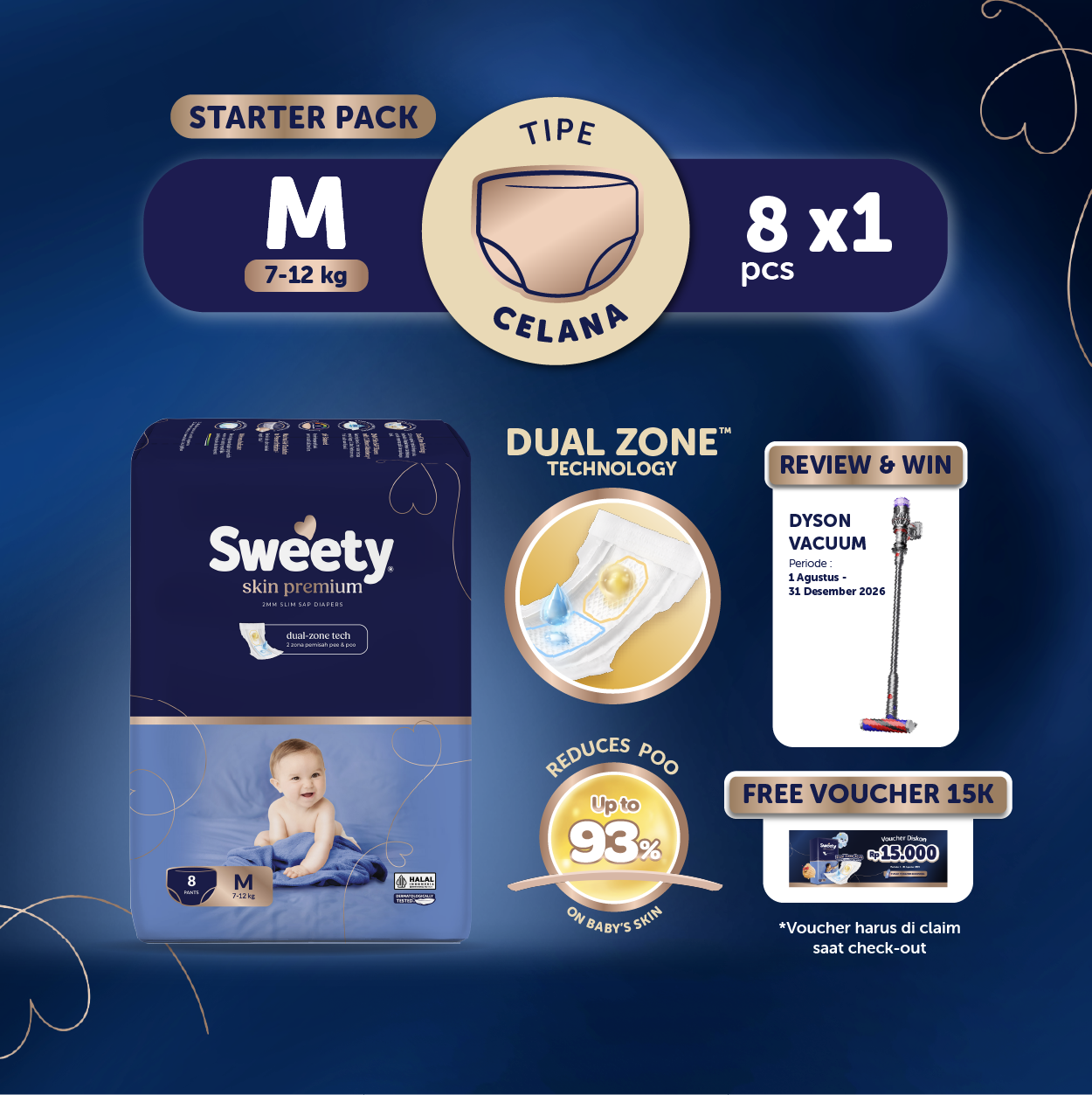 Sweety Skin Premium Pants M 8s Starter Pack