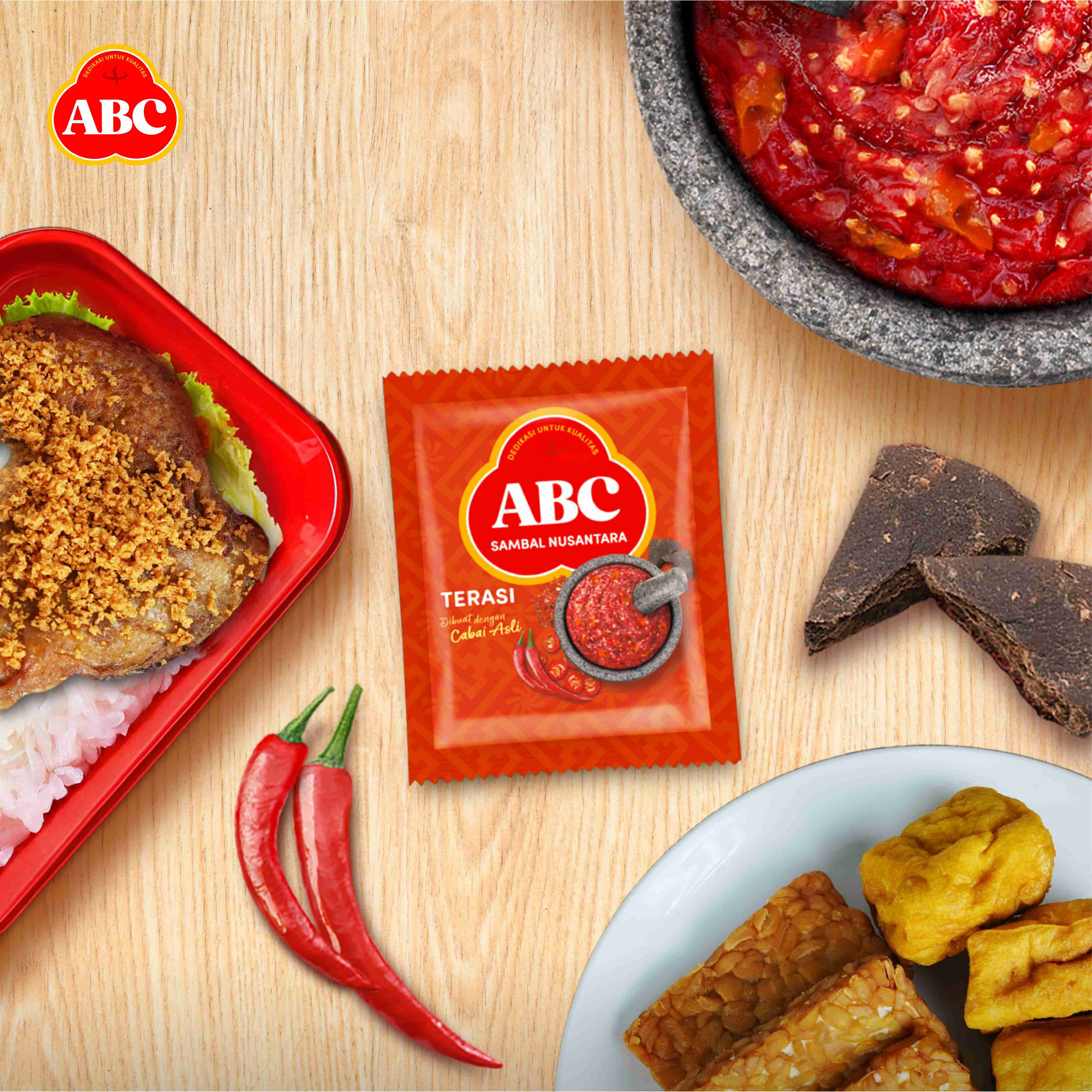 ABC Sambal Nusantara Terasi 10 x 18 g - Gambar 2