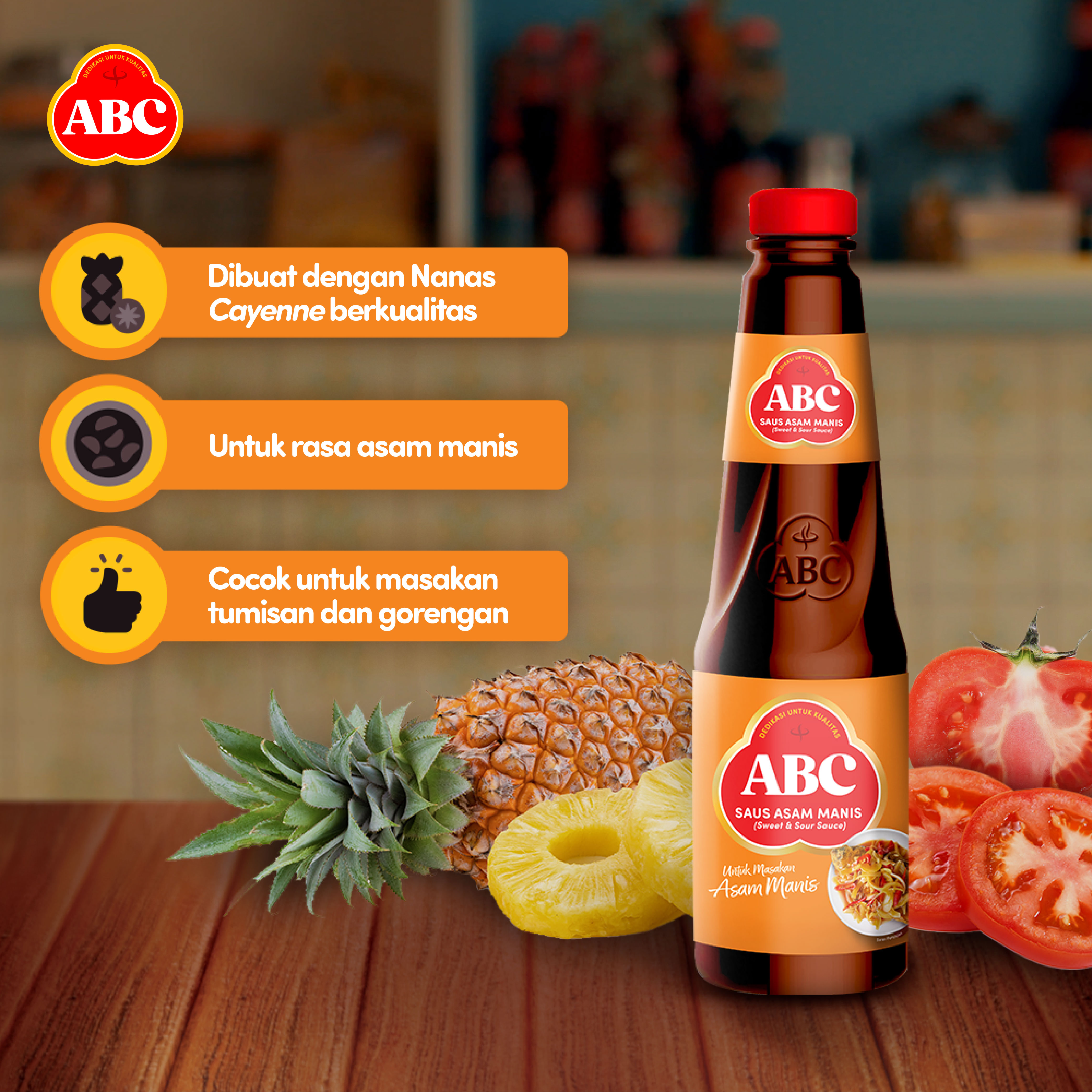 ABC Saus Asam Manis 195 mL - Gambar 3