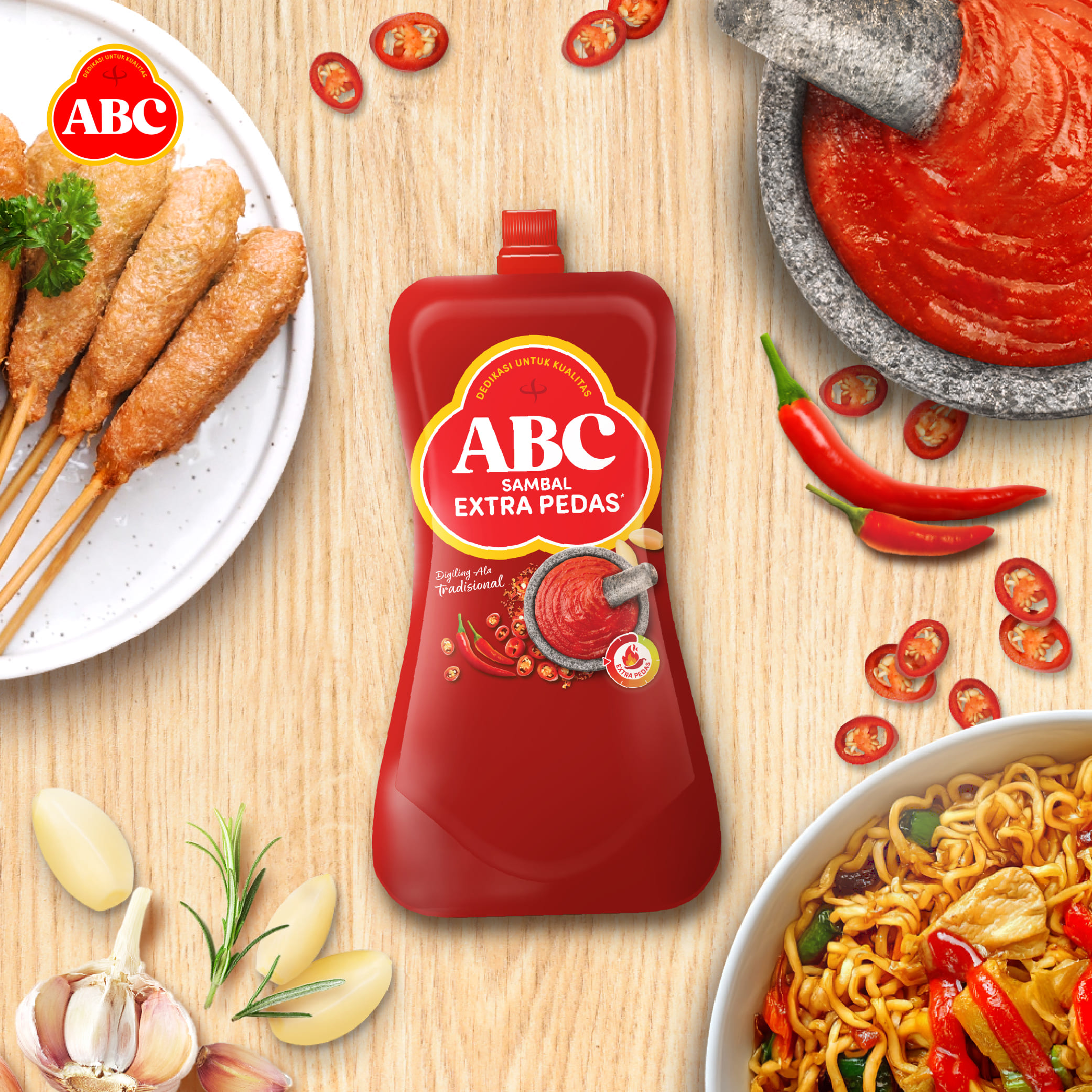 ABC Saus Sambal Extra Pedas 380 g - Gambar 2