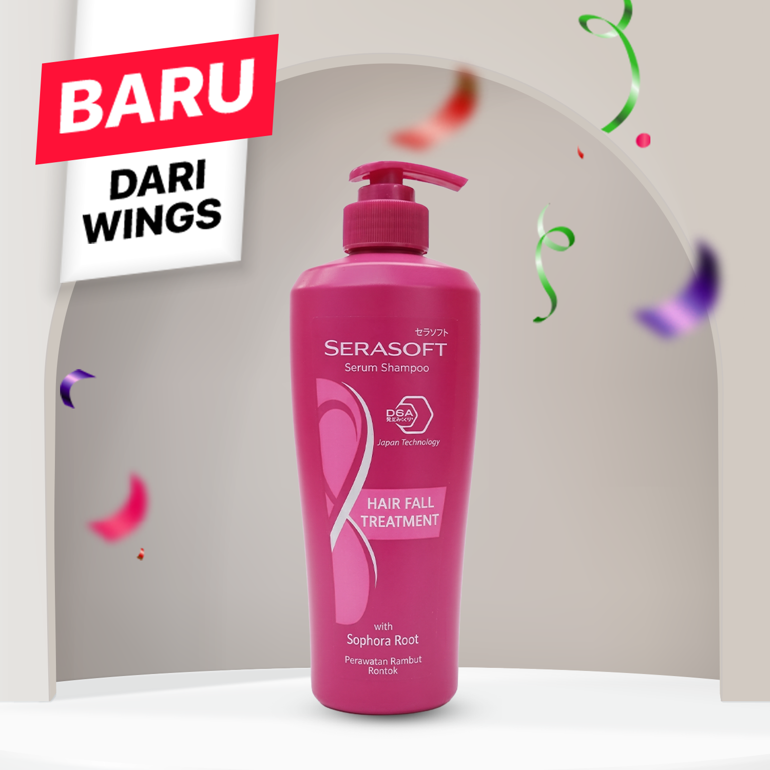 Serasoft Serum Shampoo Hairfall Treatment 450ml - Gambar 2