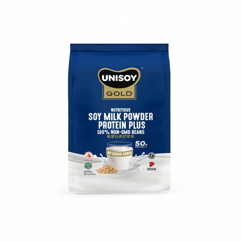 Unisoy Gold Nutritious Soy Milk Powder Protein Plus (10x30g) | Shopee ...