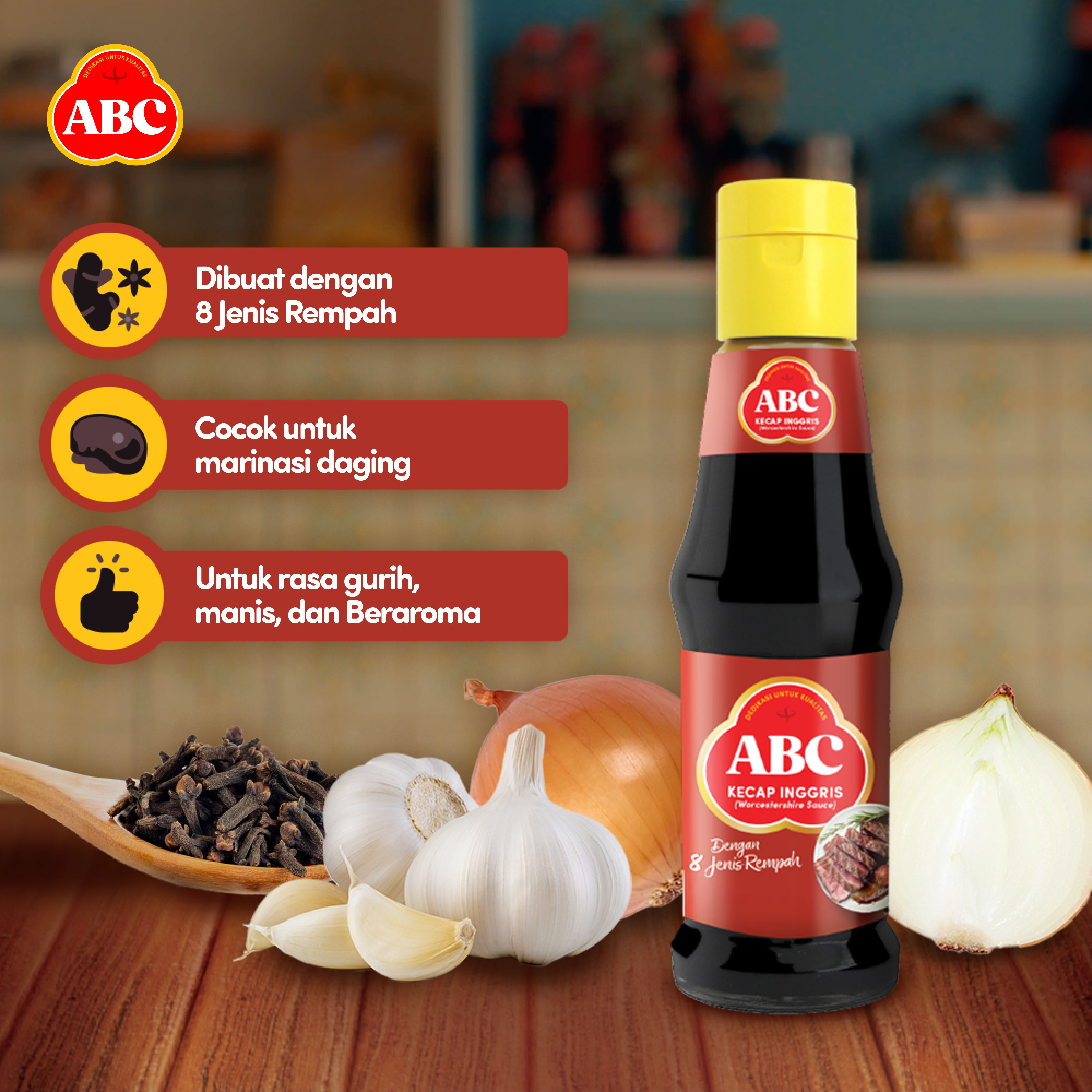 ABC Kecap Inggris 195 mL - Gambar 3