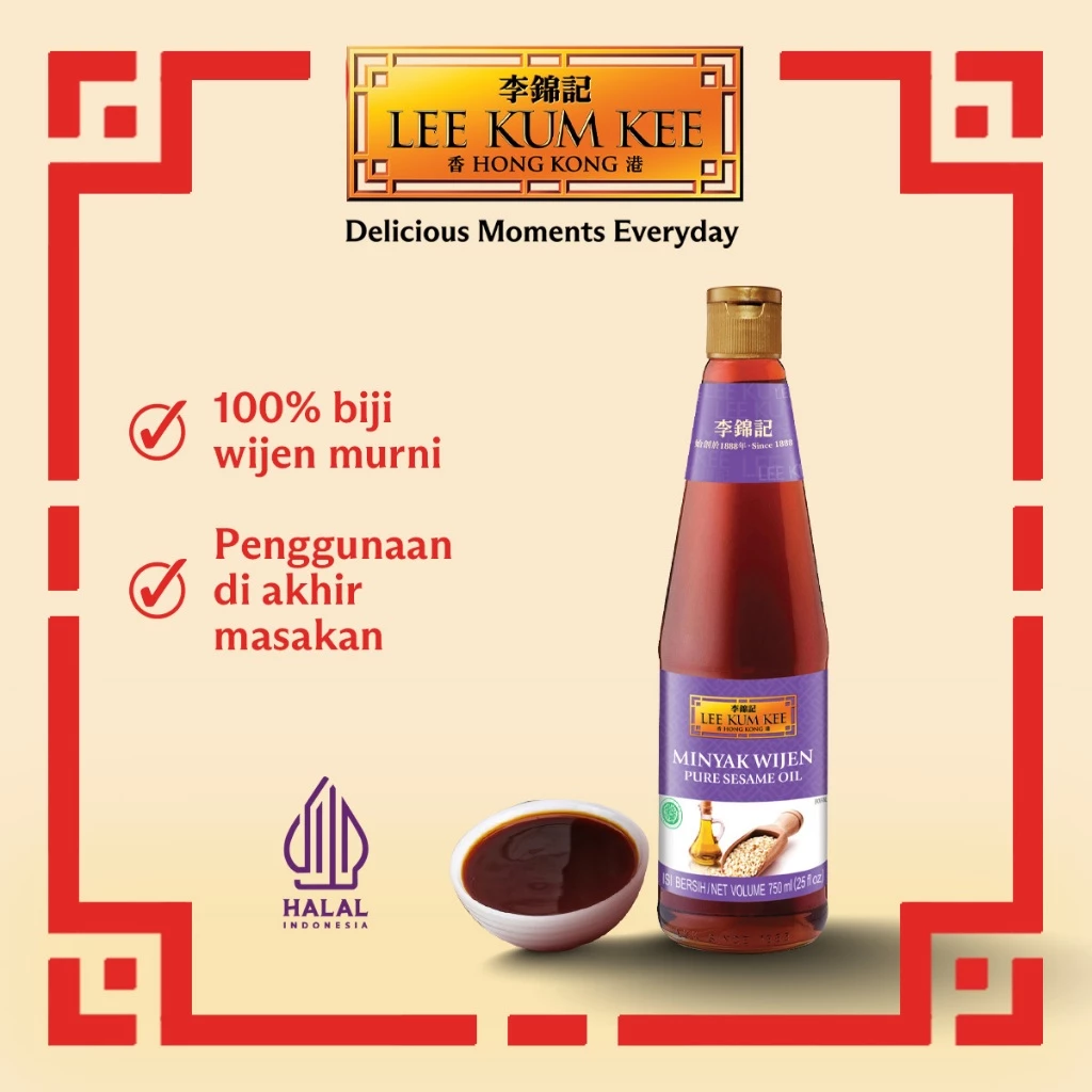 Lee Kum Kee Pure Sesame Oil 750ml - Gambar 2