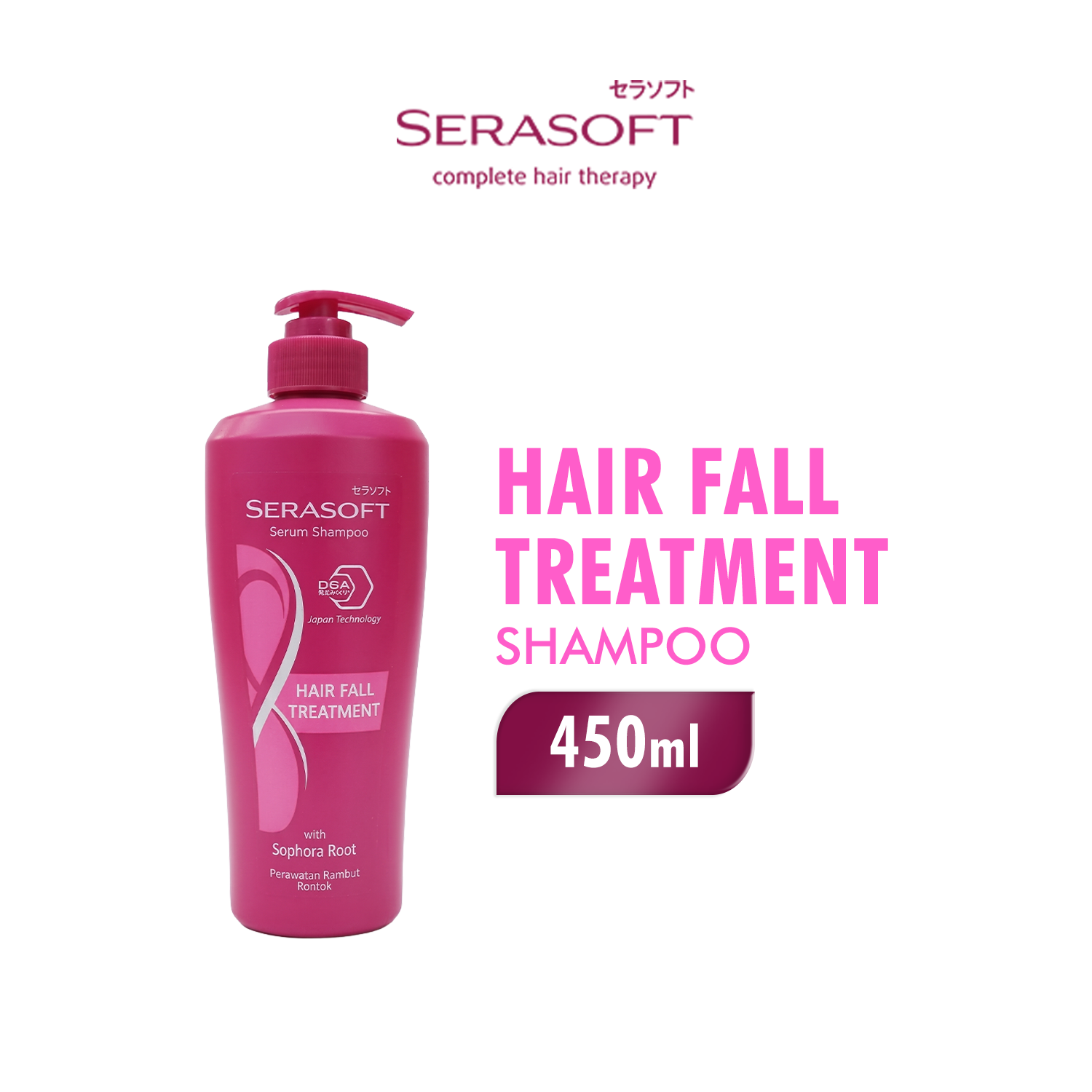 Serasoft Serum Shampoo Hairfall Treatment 450ml