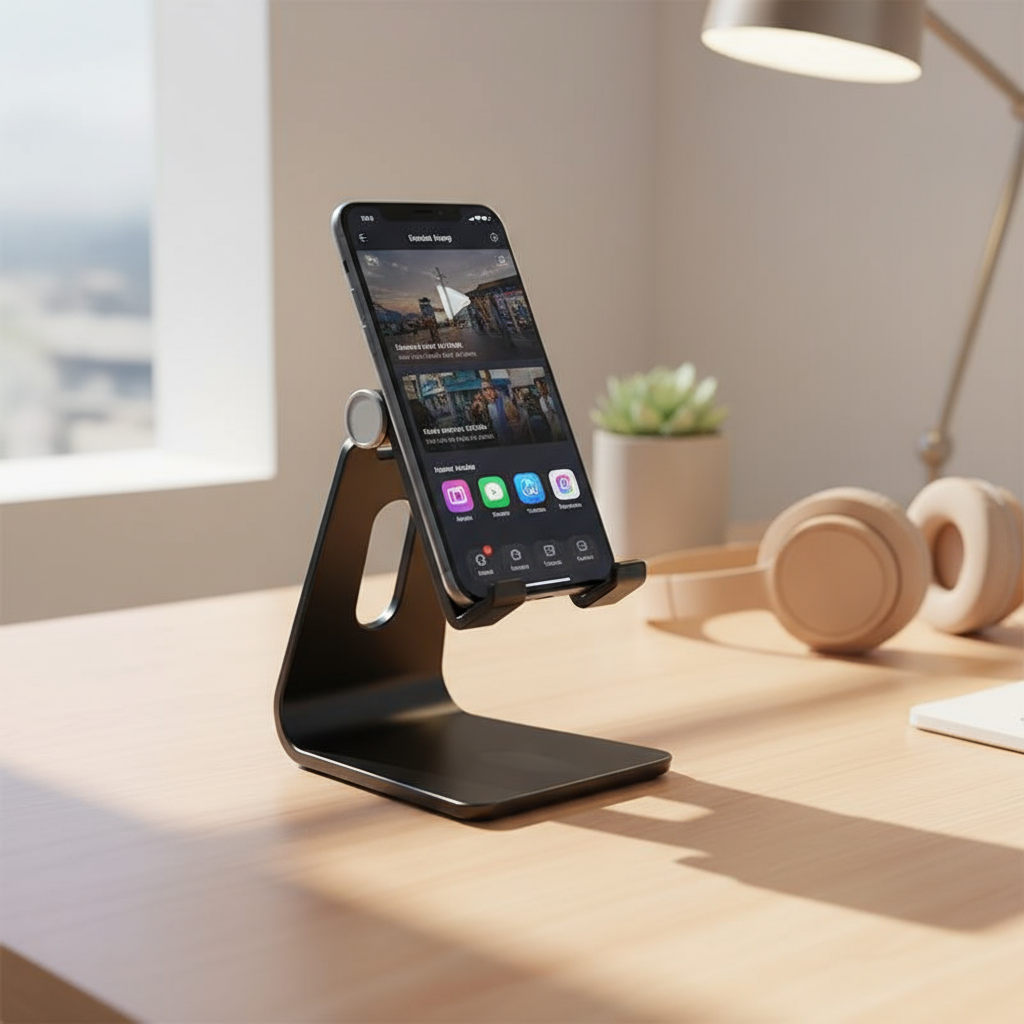 Lazy Phone Stand Foldable Plastic Desk Holder | Shopee Singapore