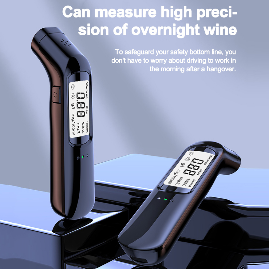 Professional Alcohol Tester Breathalyzer – High Accuracy Non-Contact ...