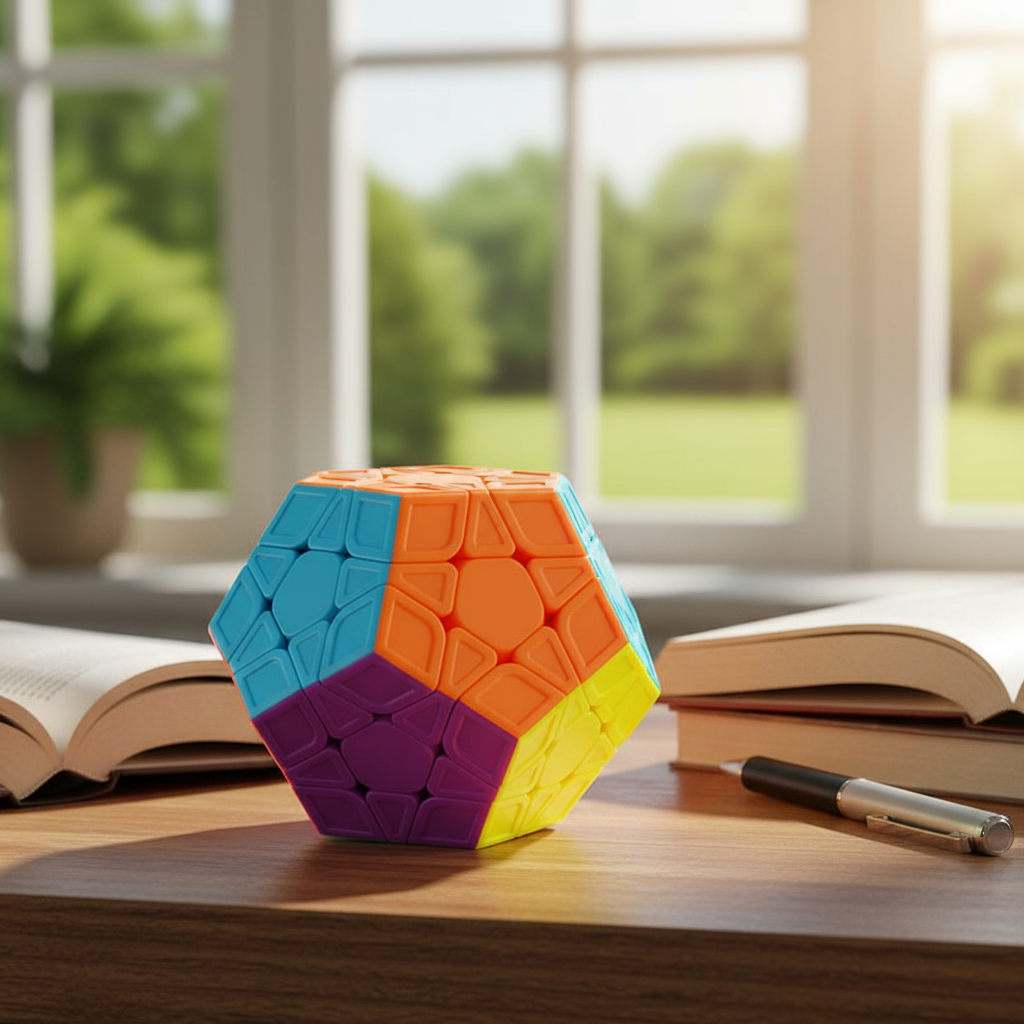 3x3 Megaminx Speed Cube for Boys, Pentagonal Dodecahedron Puzzle Toy ...