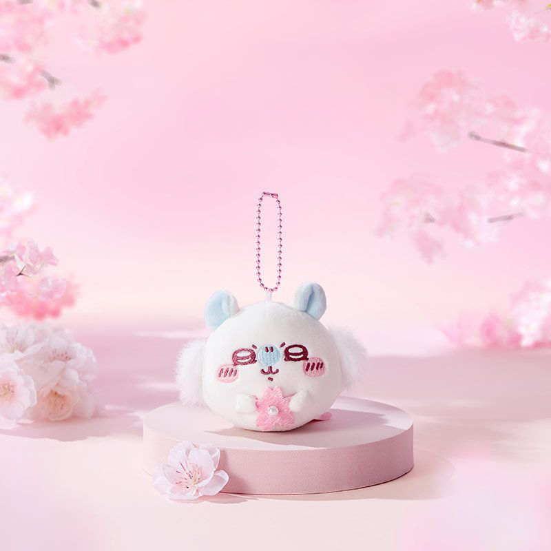 MINISO Chiikawa Sakura Season Series - Mochi Keychains Momonga