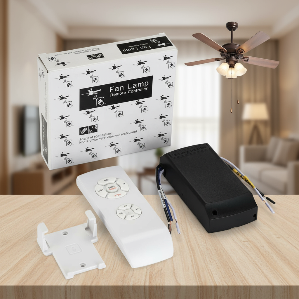Universal Ceiling Fan Lamp Remote Control Kit for AC 110-240V with ...