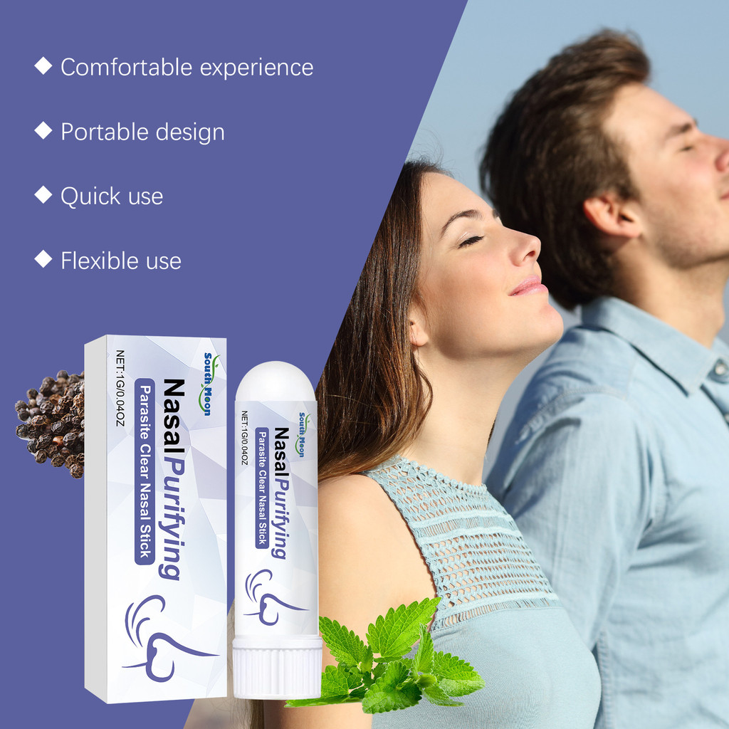Portable Nasal Inhaler with Menthol & Ginger | Supports Circulation ...
