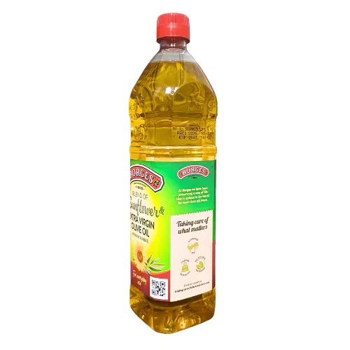 Borges Blend of Sunflower and Extra Virgin Olive Oil 1 Ltr - Gambar 3
