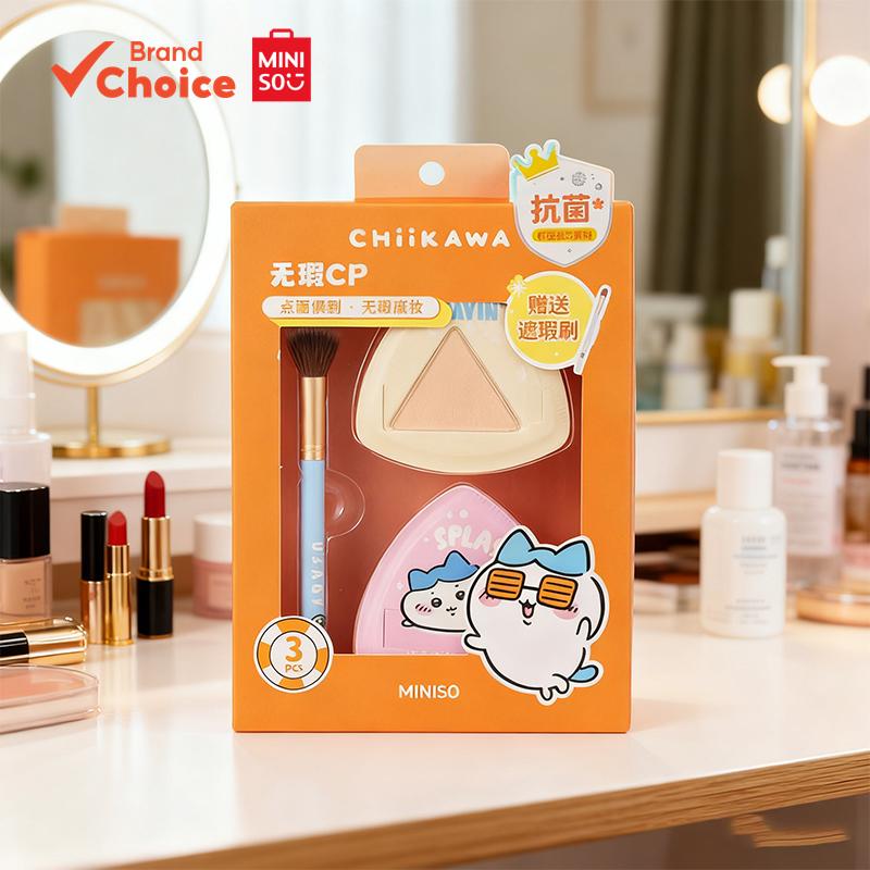 MINISO chiikawa series - super squishy & bouncy & puff set 17cm × 15cm ...