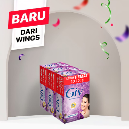 Giv White Sabun Mandi Batang Glamour Passion Flower 3x100gr - Gambar 3