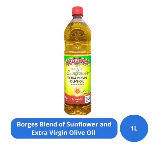 Borges Blend of Sunflower and Extra Virgin Olive Oil 1 Ltr