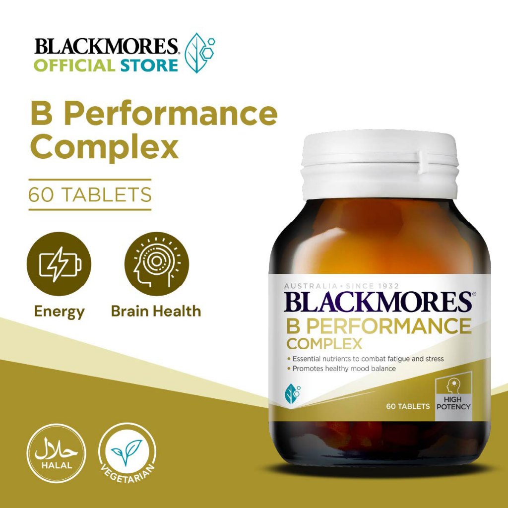 Blackmores B Performance Complex Tablets 60s | Shopee Singapore