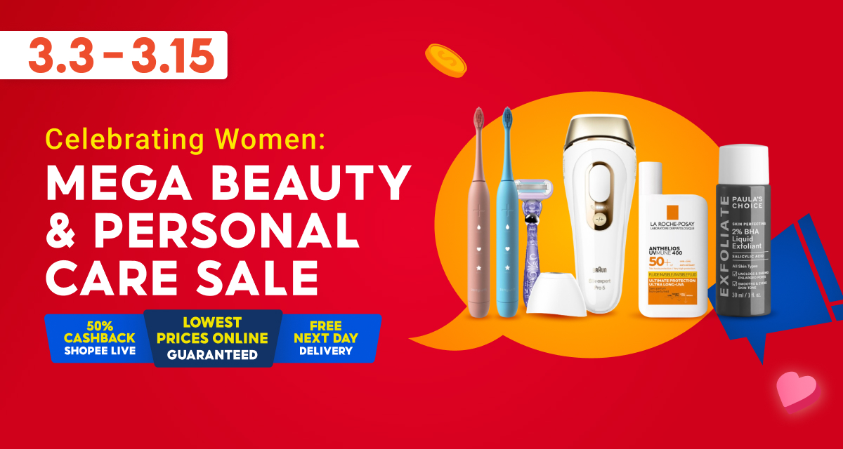 New Shopee Deal MEGA Beauty and Personal Care SALE Price Tracker SG