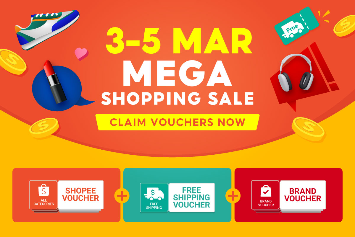 3.3 Mega Shopping Sale Vouchers