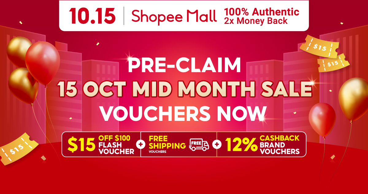 New Shopee Deal : 15 OCT Mid Month Sale - Price Tracker SG