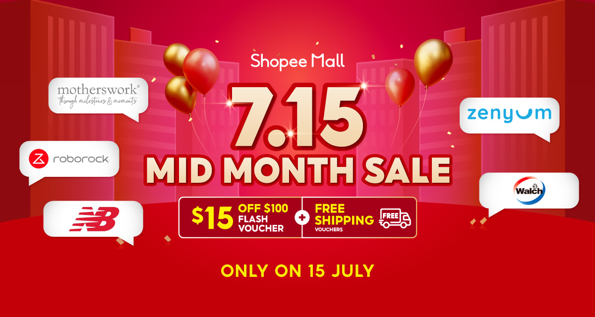 Shopee Mall 7.15 Mid Month Sale! 100% Authentic! 