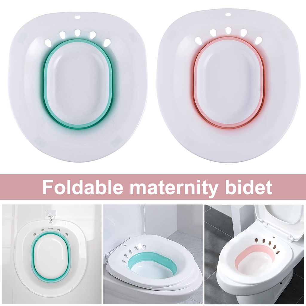 Foldable Bidet Elderly Hemorrhoids Patient Toilet Tub Pregnant Women