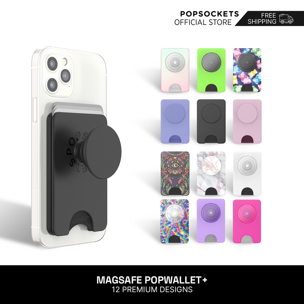 PopSockets PopWallet+ for MagSafe - The Premium Phone Wallet for MagSafe
