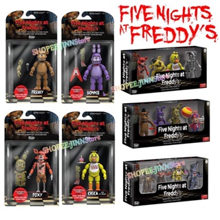 New NEW 3 Sets Fnaf Figure Five Nights At Freddy's 4 Figure Pack(4pcs One  Set) Chica Freddy Foxy Figure Toy model Anime collectors