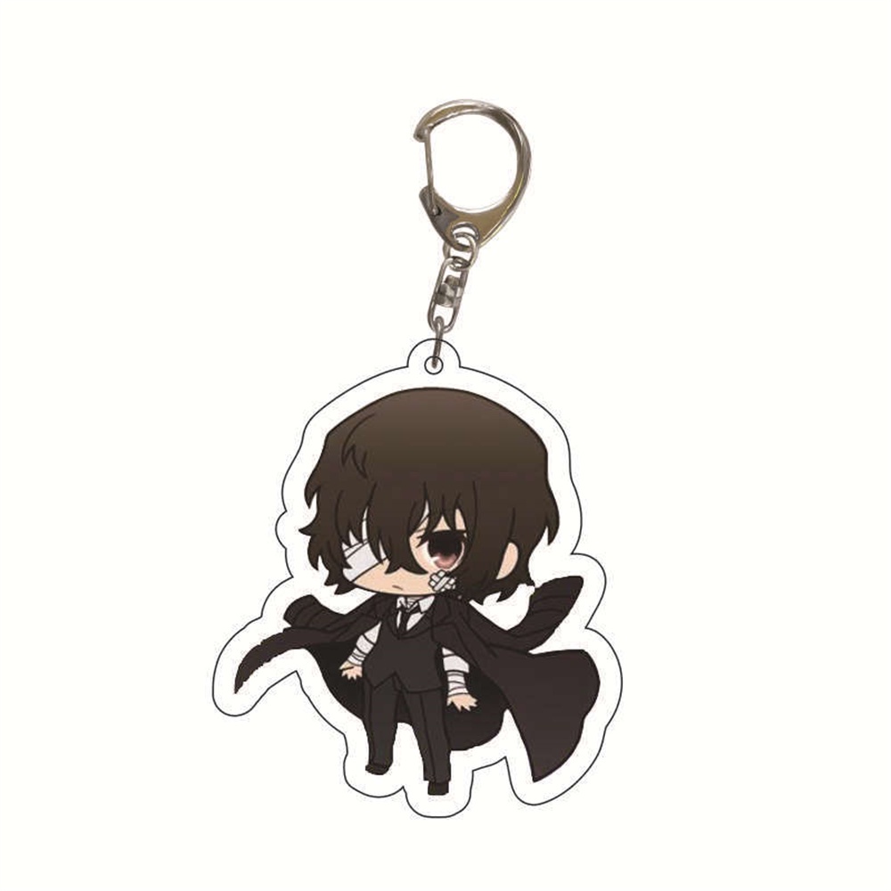 Bungou Stray Dogs Keychain Dazai Osamu Edogawa Ranpo Akutagawa ...