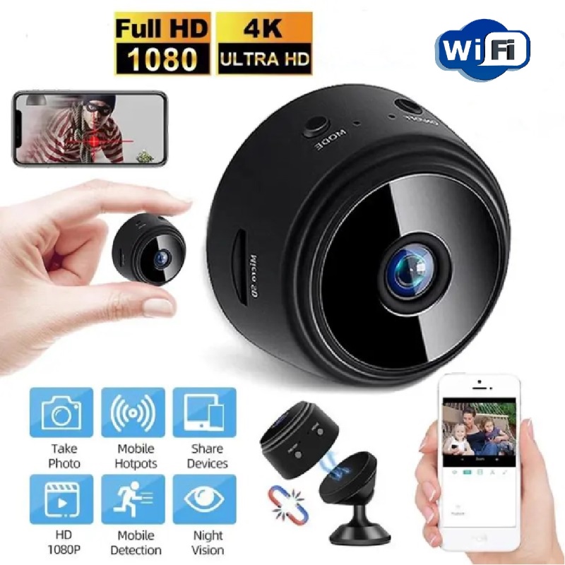 A9 Mini Camera 1080P Remote Monitor With Motion Night Version Voice ...
