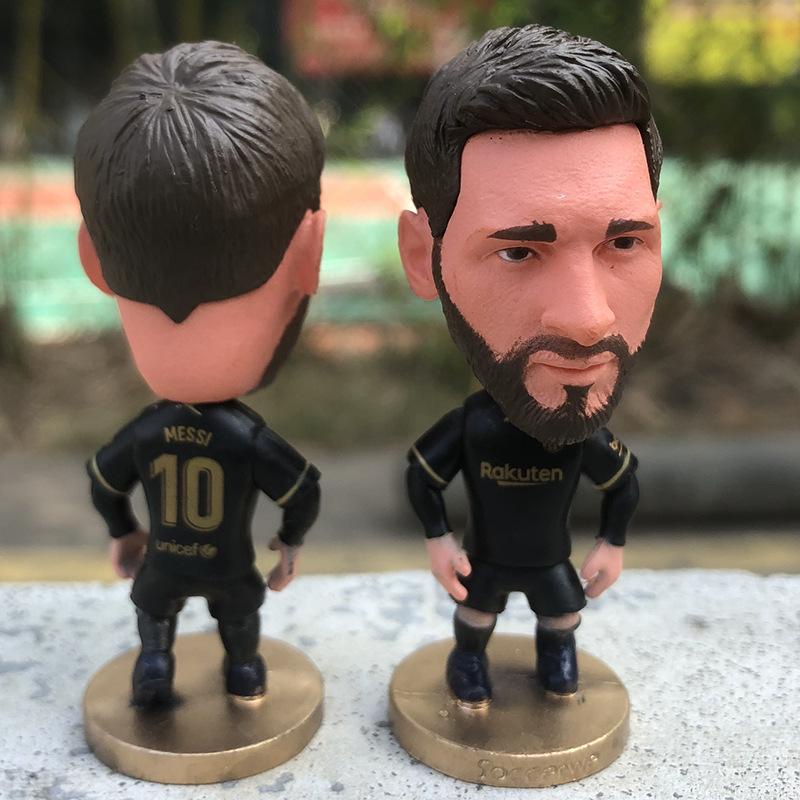 Miniature Figurine Football Star Messi Coutinho Rakitic Doll Model Toys