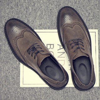 Men's casual clearance wingtip shoes