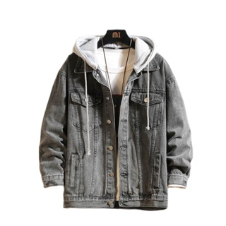 Retro Color Mens Washed Denim Jackets Boys Spring Autumn Ripped Coats -  China Men Jackets and Jackets price