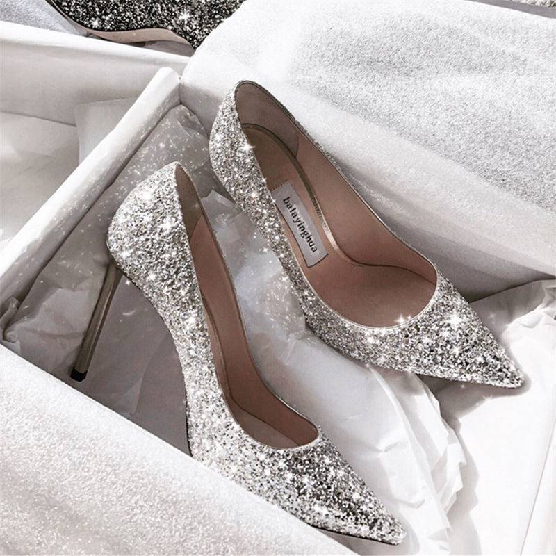 White bling sale shoes