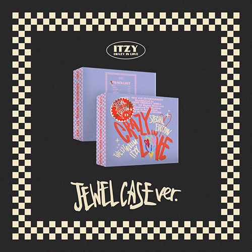 【SG Shopee リア】ITZY crazy in love 公式トレカ ITZY - CRAZY IN LOVE (JEWEL CASE ver.) ALBUM CD PHOTOBOOK